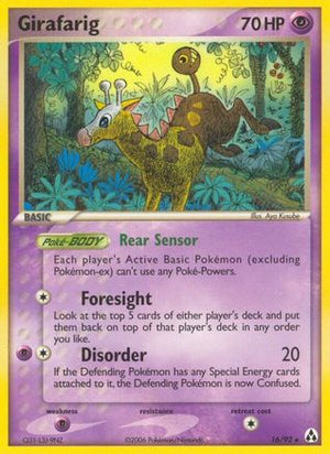Girafarig 16/92 - Legend Maker Reverse Holofoil - Poke-Collect