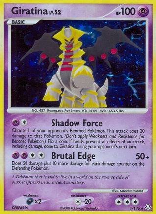 Giratina 4/146 - Legends Awakened Reverse Holofoil - Poke-Collect