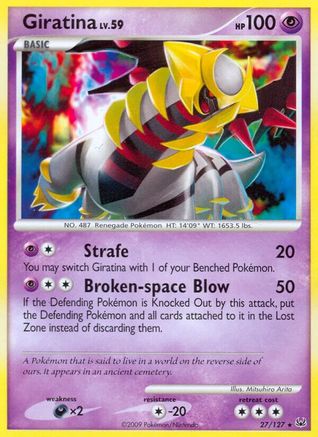 Giratina (27) 27/127 - Platinum - Poke-Collect