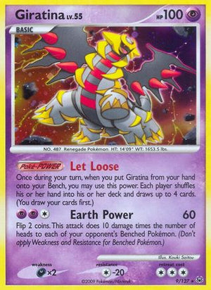 Giratina 9/127 - Platinum Reverse Holofoil