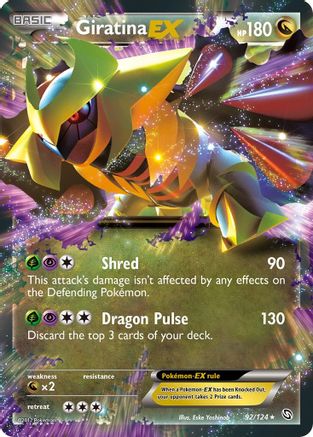 Giratina-EX 92/124 - Dragons Exalted Holofoil - Poke-Collect