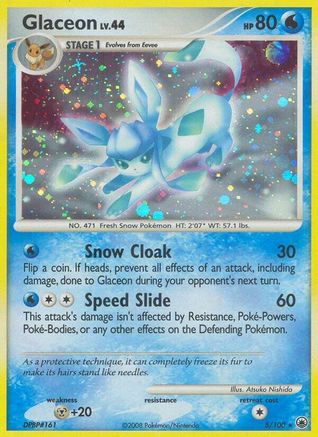 Glaceon (5) 5/100 - Majestic Dawn Holofoil - Poke-Collect