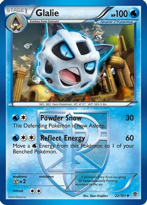 Glalie (Team Plasma) 22/101 - Plasma Blast Reverse Holofoil - Poke-Collect