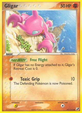 Gligar 57/115 - Unseen Forces Reverse Holofoil - Poke-Collect