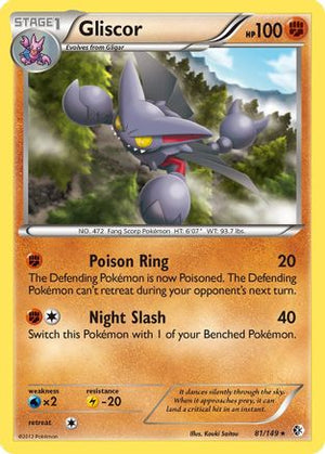 Gliscor 81/149 - Boundaries Crossed Holofoil - Poke-Collect