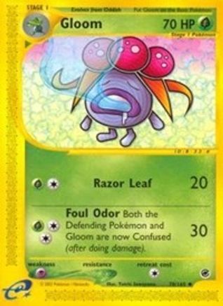 Gloom 78/165 - Expedition Base Set Reverse Holofoil - Poke-Collect