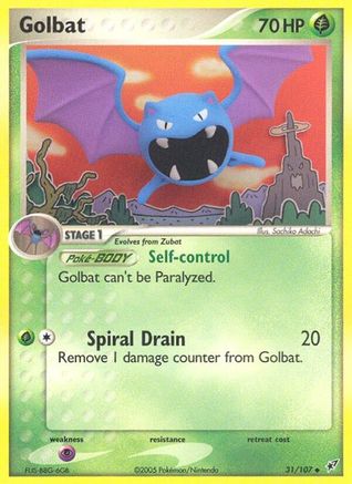 Golbat 31/107 - Deoxys Reverse Holofoil - Poke-Collect