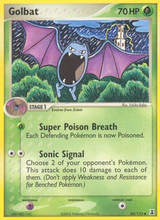 Golbat 43/113 - Delta Species Reverse Holofoil - Poke-Collect