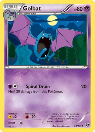 Golbat 54/135 - Plasma Storm Reverse Holofoil - Poke-Collect
