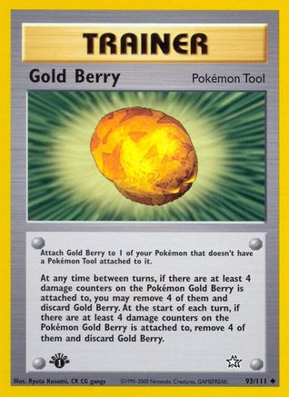 Gold Berry 93/111 - Neo Genesis Unlimited - Poke-Collect