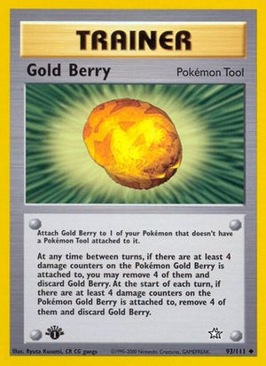 Gold Berry 93/111 - Neo Genesis Unlimited - Poke-Collect