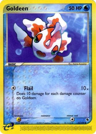 Goldeen 55/109 - Ruby and Sapphire - Poke-Collect