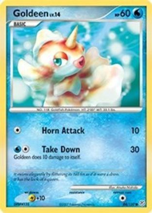 Goldeen 84/130 - Diamond and Pearl Reverse Holofoil - Poke-Collect