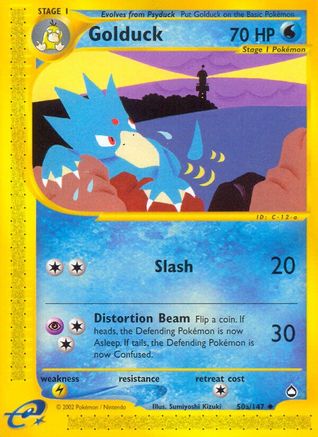 Golduck 50/147 - Aquapolis Reverse Holofoil - Poke-Collect