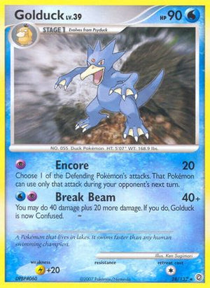 Golduck 28/132 - Secret Wonders Reverse Holofoil - Poke-Collect