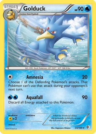 Golduck (35) 35/149 - Boundaries Crossed Reverse Holofoil - Poke-Collect