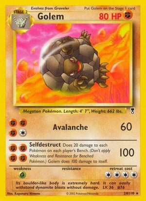 Golem 24/110 - Legendary Collection Reverse Holofoil - Poke-Collect