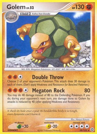 Golem 29/132 - Secret Wonders Reverse Holofoil - Poke-Collect