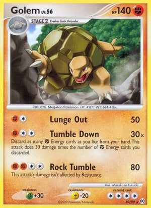 Golem 19/99 - Arceus Reverse Holofoil - Poke-Collect