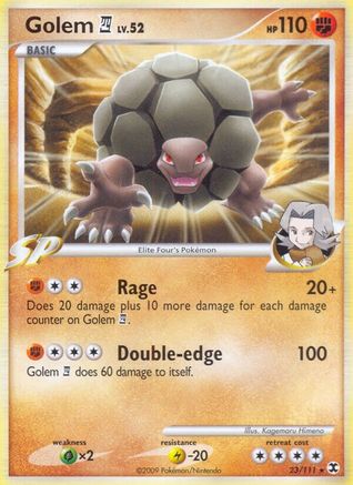 Golem E4 23/111 - Rising Rivals - Poke-Collect