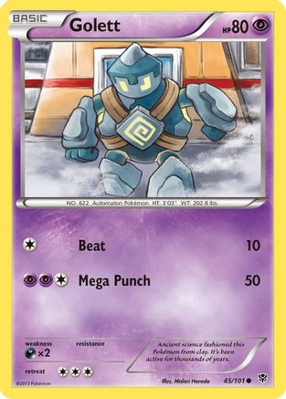 Golett 45/101 - Plasma Blast - Poke-Collect