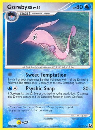 Gorebyss 38/106 - Great Encounters Reverse Holofoil - Poke-Collect