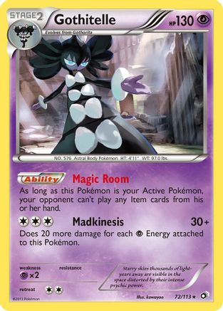Gothitelle 72/113 - Legendary Treasures Reverse Holofoil - Poke-Collect