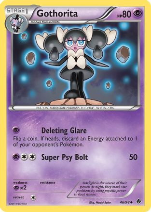 Gothorita (46) 46/98 - Emerging Powers Reverse Holofoil - Poke-Collect