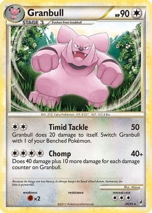 Granbull 26/95 - Call of Legends Reverse Holofoil - Poke-Collect