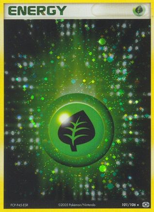 Grass Energy 101/106 - Emerald Holofoil - Poke-Collect