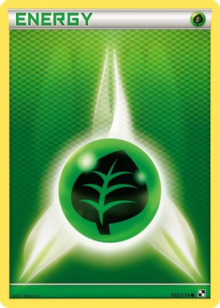 Grass Energy 105/114 - Black and White - Poke-Collect