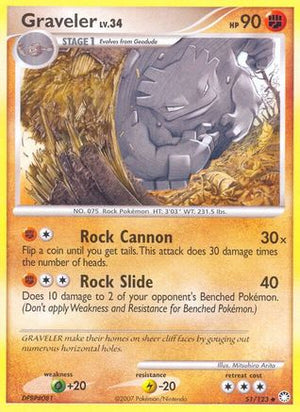 Graveler 51/123 - Mysterious Treasures - Poke-Collect