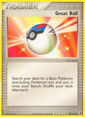 Great Ball 90/113 - Delta Species Reverse Holofoil - Poke-Collect