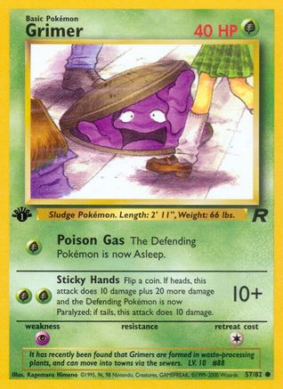 Grimer 57/82 - Team Rocket Unlimited - Poke-Collect