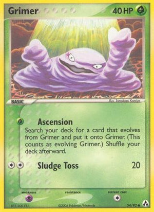Grimer 54/92 - Legend Maker Reverse Holofoil - Poke-Collect