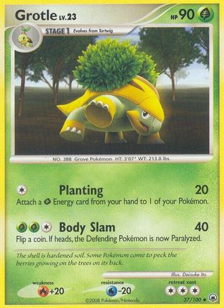 Grotle 37/100 - Majestic Dawn Reverse Holofoil - Poke-Collect