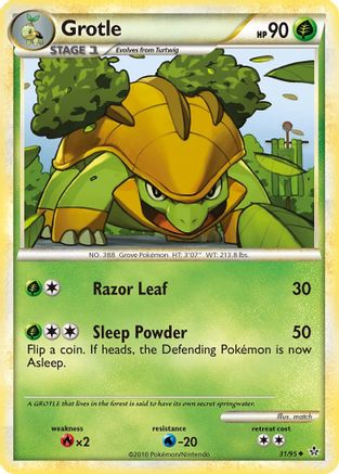 Grotle 31/95 - Unleashed - Poke-Collect