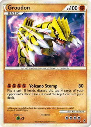 Groudon (Shiny) SL4/95 - Call of Legends Holofoil - Poke-Collect