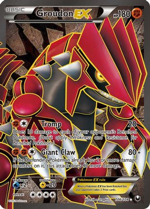 Groudon EX (106 Full Art) 106/108 - Dark Explorers Holofoil