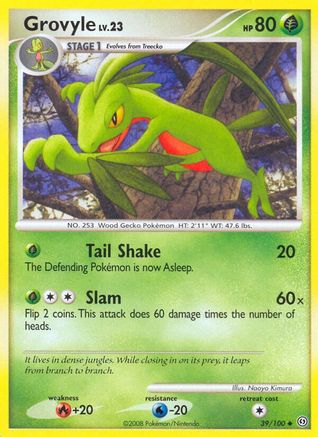 Grovyle 39/100 - Stormfront - Poke-Collect