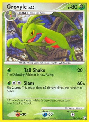 Grovyle 39/100 - Stormfront - Poke-Collect