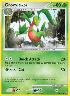 Grovyle (39) 39/99 - Arceus Reverse Holofoil