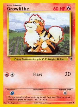 Growlithe 45/110 - Legendary Collection Reverse Holofoil - Poke-Collect