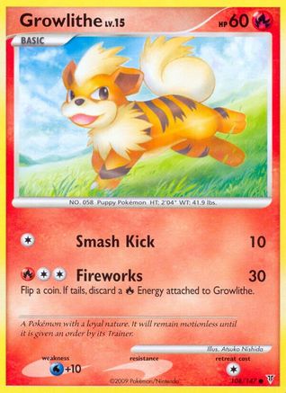 Growlithe 108/147 - Supreme Victors Reverse Holofoil - Poke-Collect