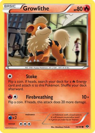 Growlithe (10) 10/99 - Next Destinies - Poke-Collect