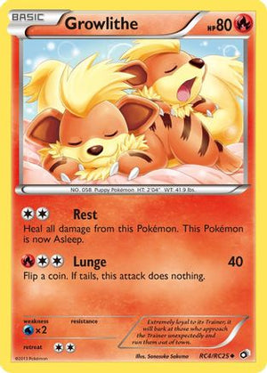 Growlithe RC4/113 - Legendary Treasures Radiant Collection Holofoil - Poke-Collect