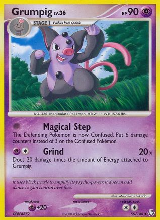 Grumpig 56/146 - Legends Awakened Reverse Holofoil - Poke-Collect