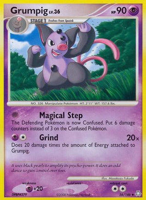 Grumpig 56/146 - Legends Awakened Reverse Holofoil - Poke-Collect