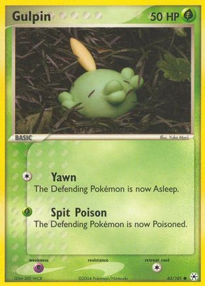 Gulpin 62/101 - Hidden Legends Reverse Holofoil - Poke-Collect