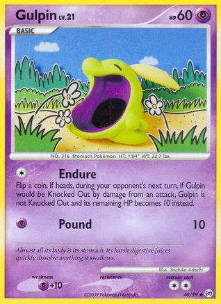 Gulpin (40) 40/99 - Arceus Reverse Holofoil - Poke-Collect